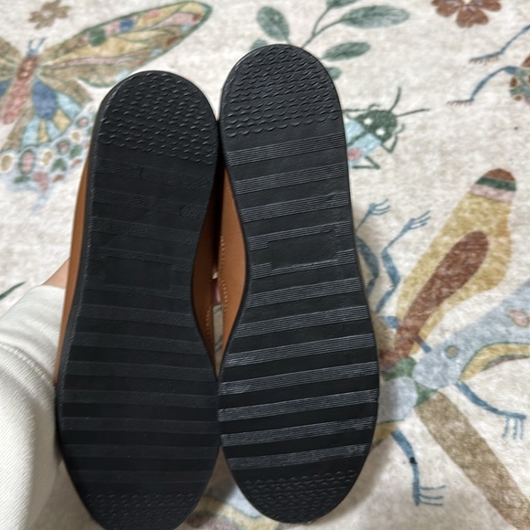 NWOT easy street comfort wave size 8 WIDE brown lightweight flats - Picture 6 of 7